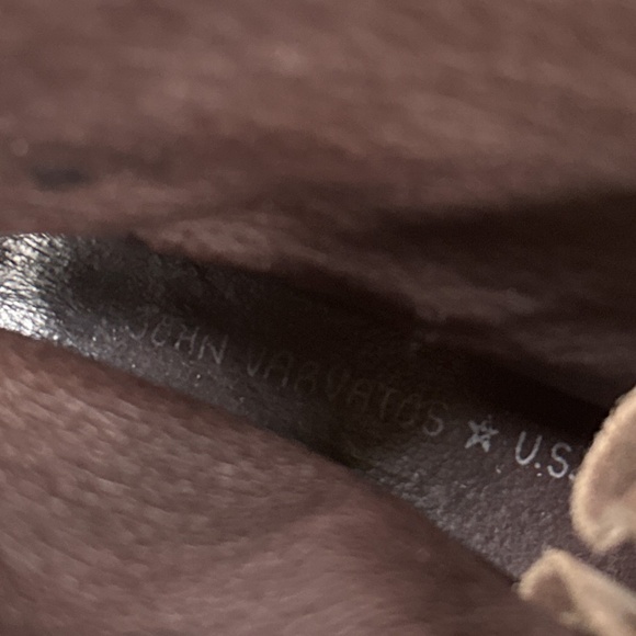 John Varvatos USA Bonham Suede Leather Brown Lace Combat Boots Mens US 8.5 - Picture 9 of 13